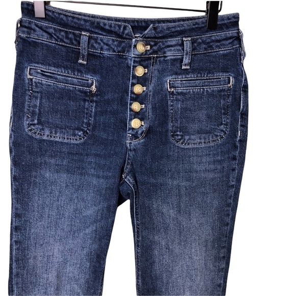Pilcro and The Letterpress Women’s Ultra High Rise Button Fly Slim Jeans Size 29 - Picture 3 of 11